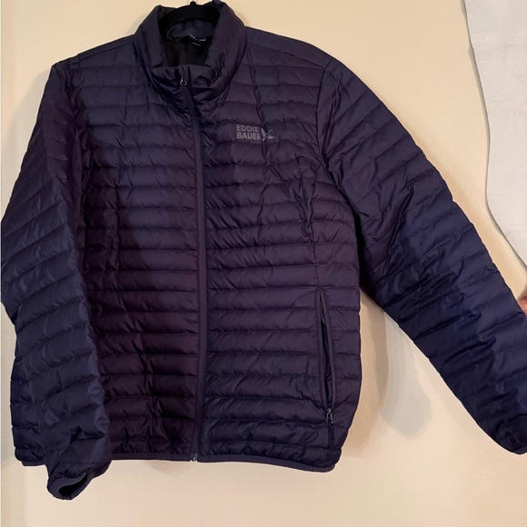 Eddie Bauer Jackets & Blazers - Eddie Bauer Dark Blue Puffer Jacket